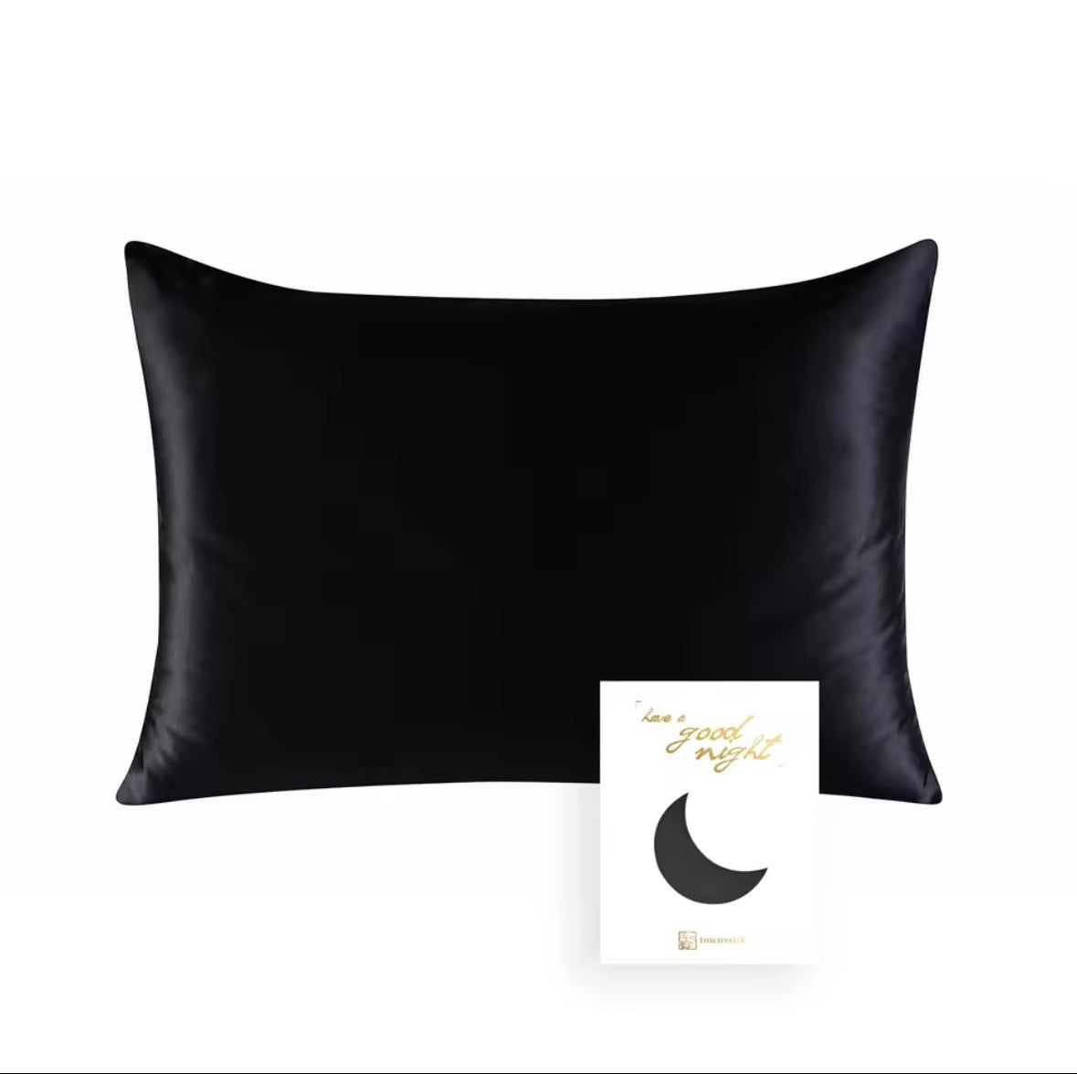 1x Pure Silk Pillowcase Natural Mulberry Silk with Hidden Zipper Soft Breathable Good for Hair&Skin