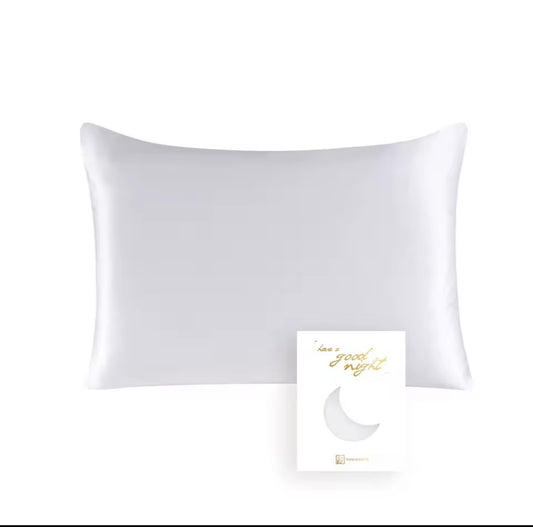 1x Pure Silk Pillowcase Natural Mulberry Silk with Hidden Zipper Soft Breathable Good for Hair&Skin
